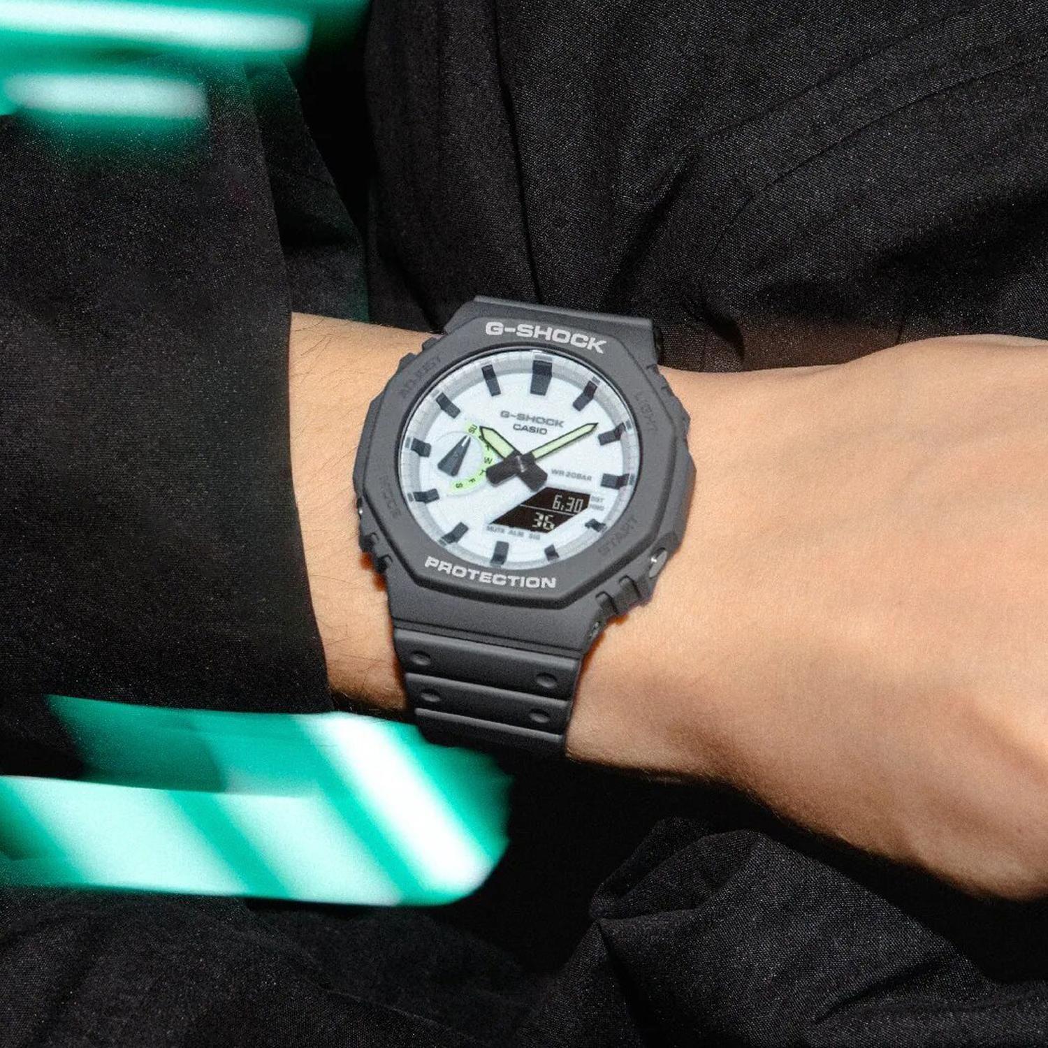 Reloj G-SHOCK GA-2100HD-8ADR Carbono/Resina Hombre Gris-7