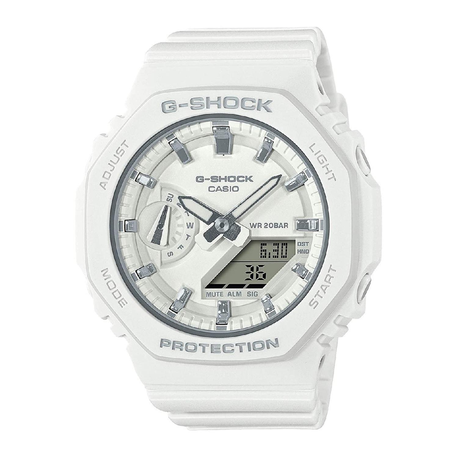 Reloj G-SHOCK GMA-S2100-7ADR Carbono/Resina Mujer Blanco-0