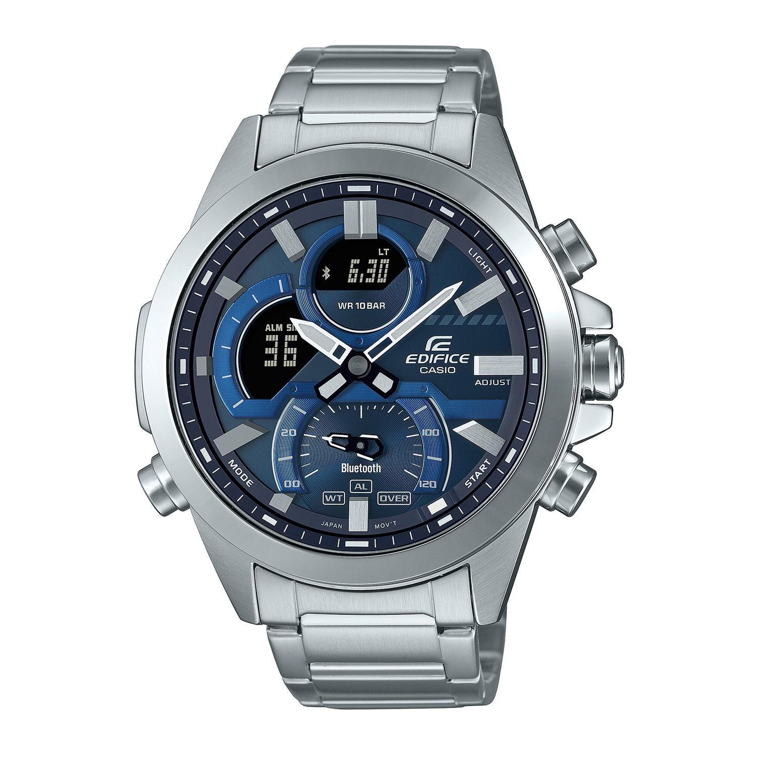 Reloj EDIFICE ECB-30D-2ADF Acero Hombre Plateado-0