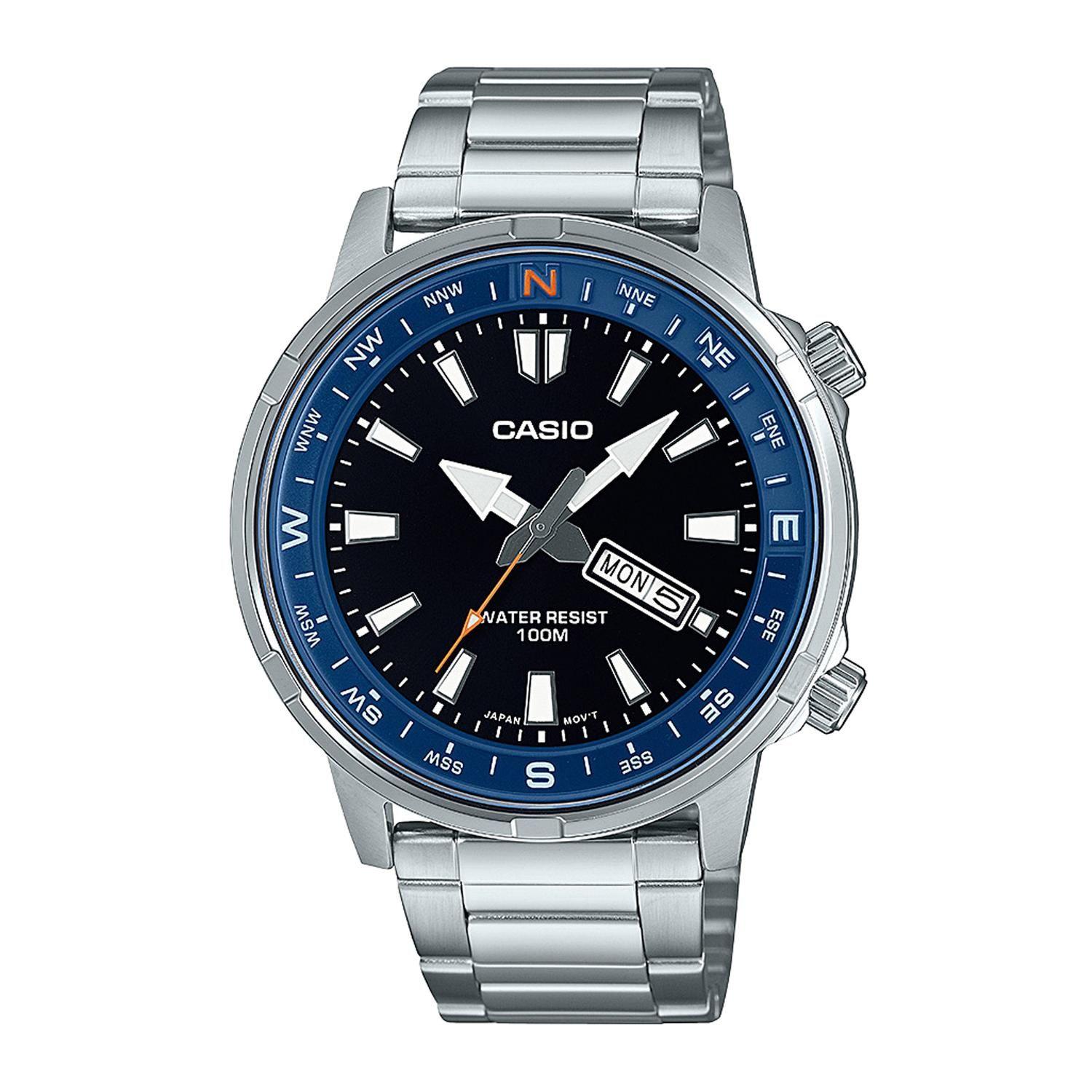 Reloj CASIO MTD-130D-1A2VDF Acero Hombre Plateado-0