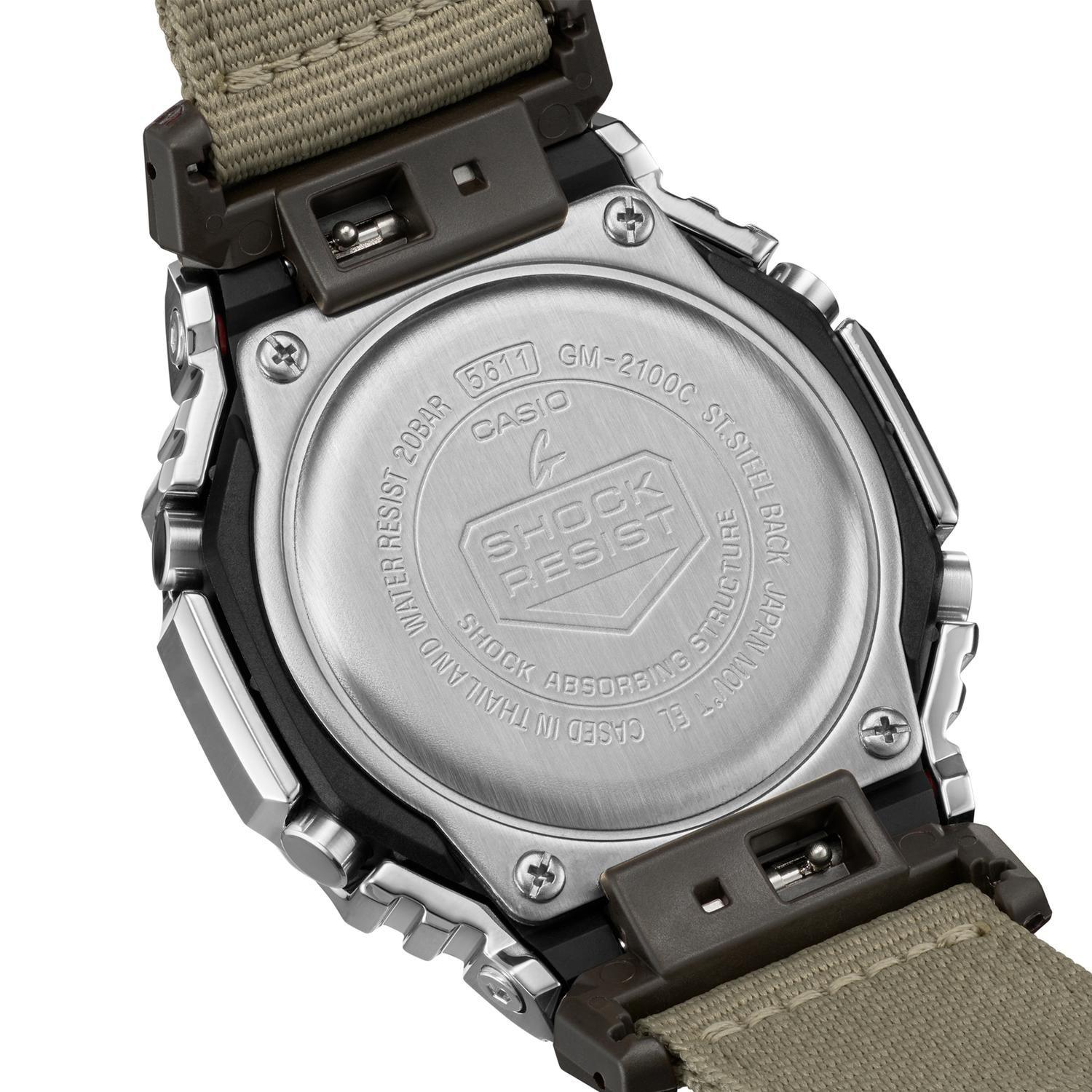 Reloj G-SHOCK GM-2100C-5ADR Resina/Acero Hombre Plateado-4