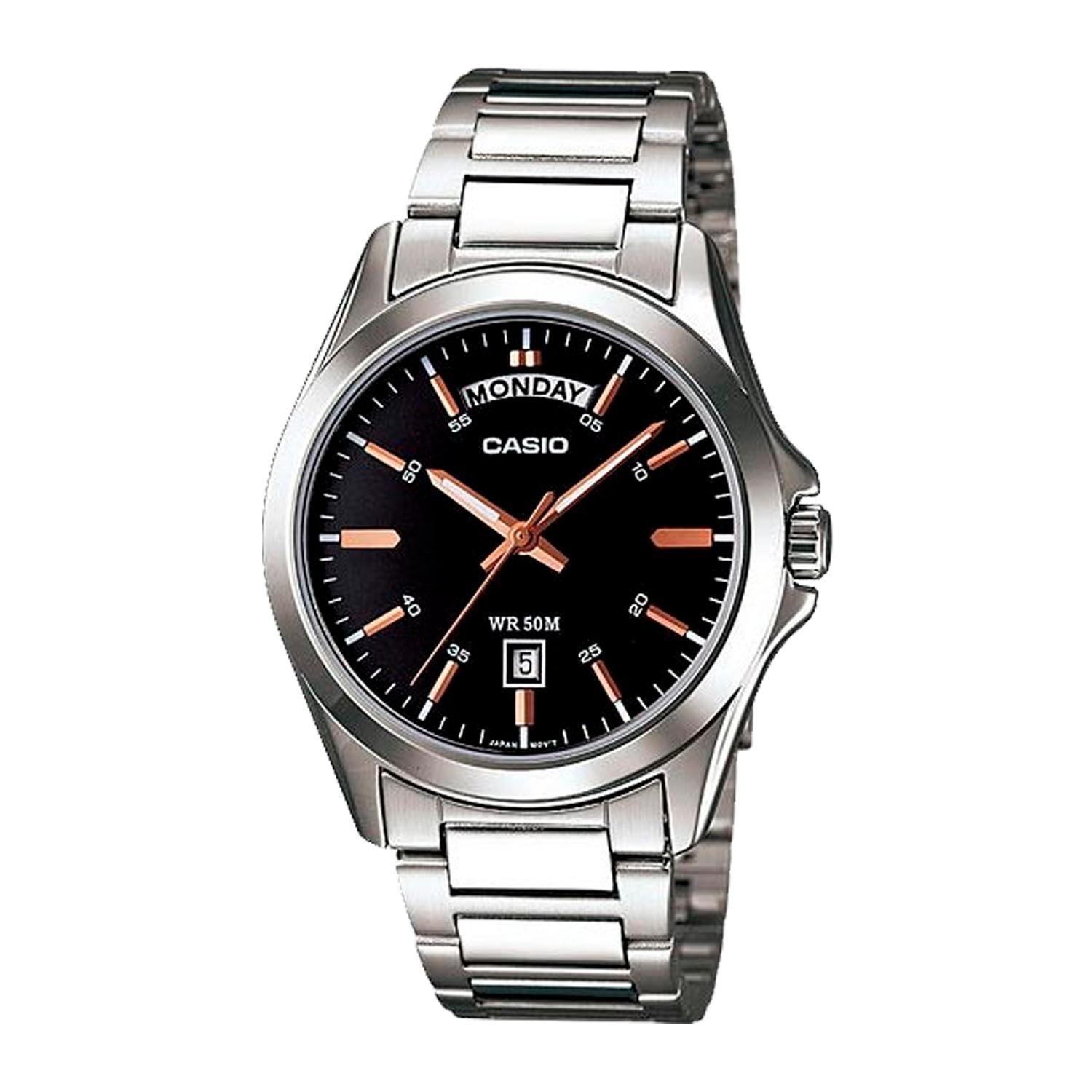 Reloj CASIO MTP-1370D-1A2VDF Acero Hombre Plateado-0