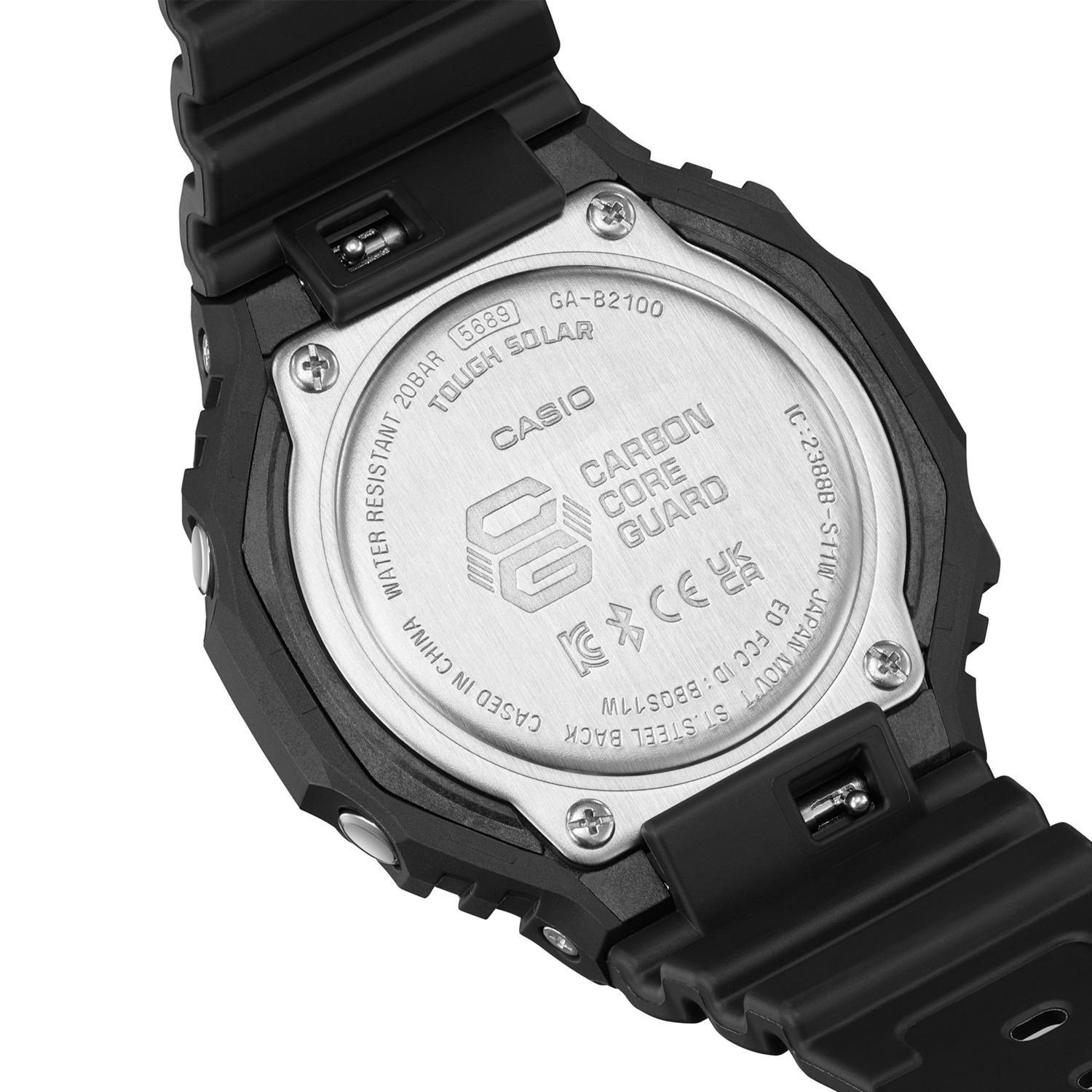 Reloj G-SHOCK GA-B2100BNR-1ADR Carbono/Resina Hombre Negro-1