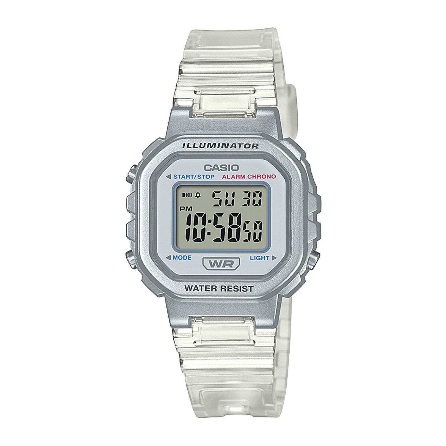 Reloj CASIO LA-20WHS-7ADF Resina Juvenil Plateado-0