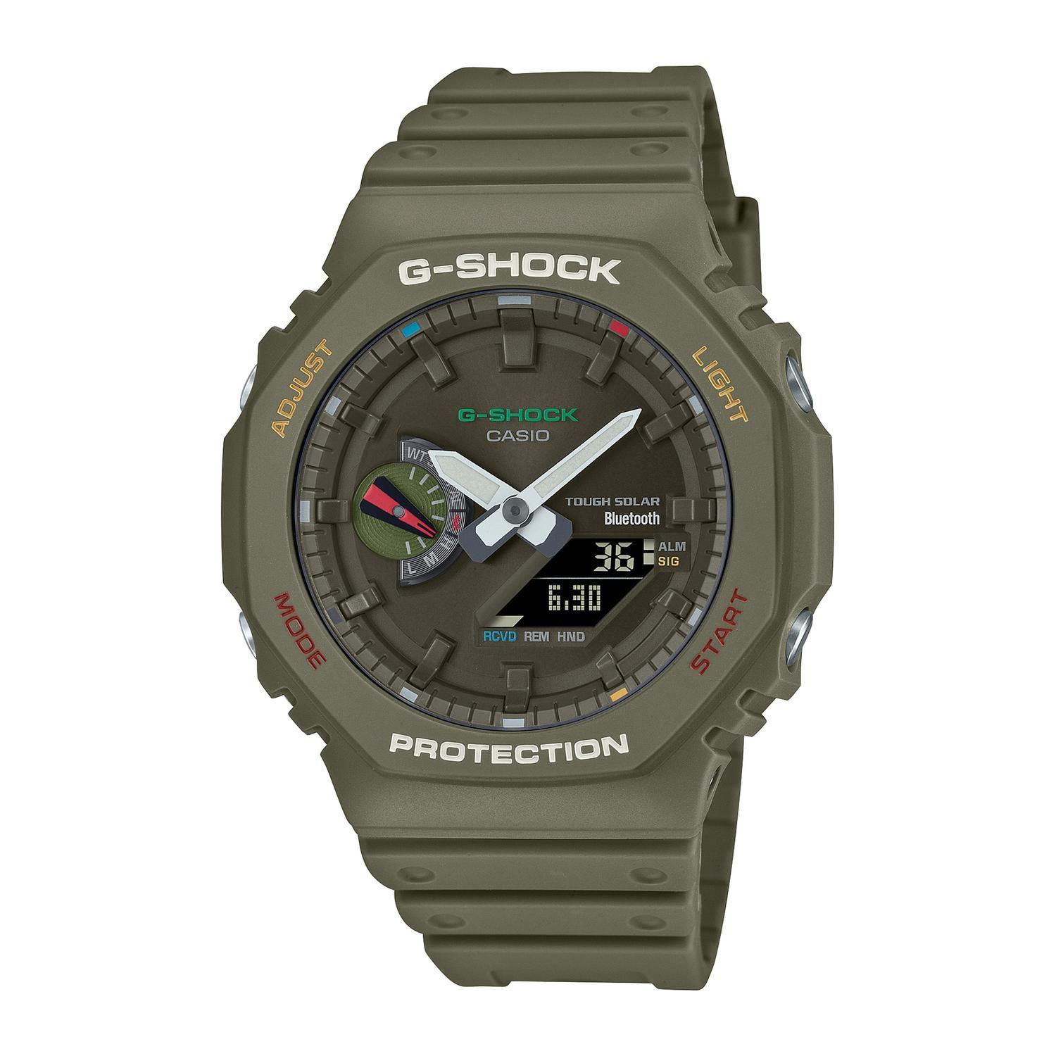 Reloj G-SHOCK GA-B2100FC-3ADR Carbono/Resina Hombre Verde-0