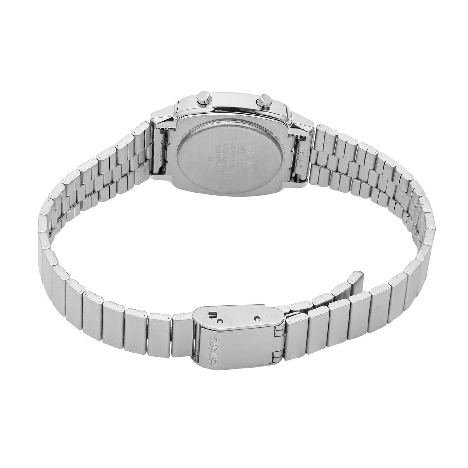 Reloj CASIO LA670WA-7DF Resina/Cromado Mujer Plateado-2