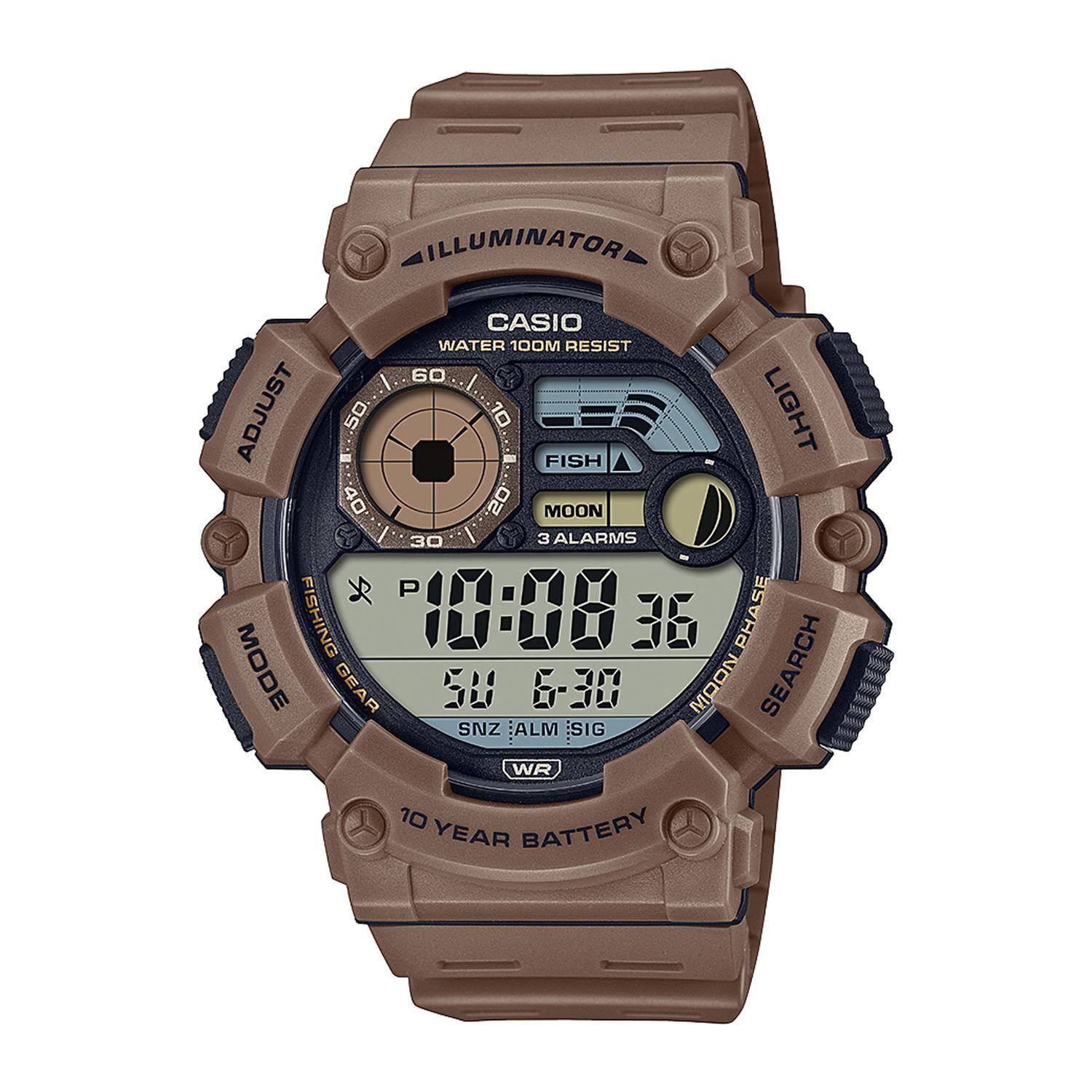 Reloj CASIO WS-1500H-5AVDF Resina Hombre Marron-0