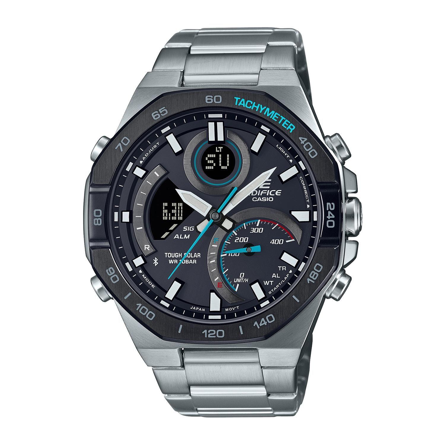 Reloj EDIFICE ECB-950DB-1ADF Acero Hombre Plateado-0