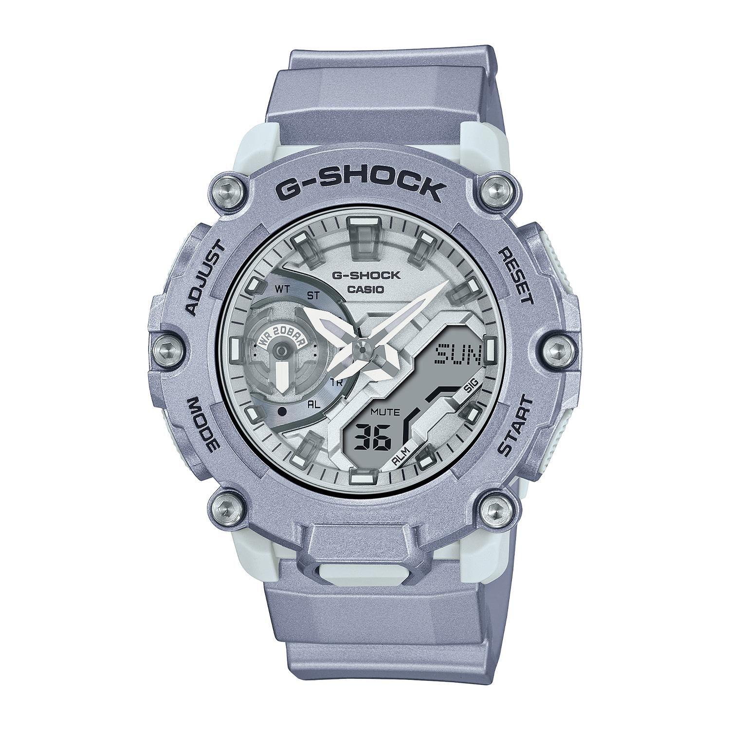 Reloj G-SHOCK GA-2200FF-8ADR Carbono/Resina Hombre Plateado-0