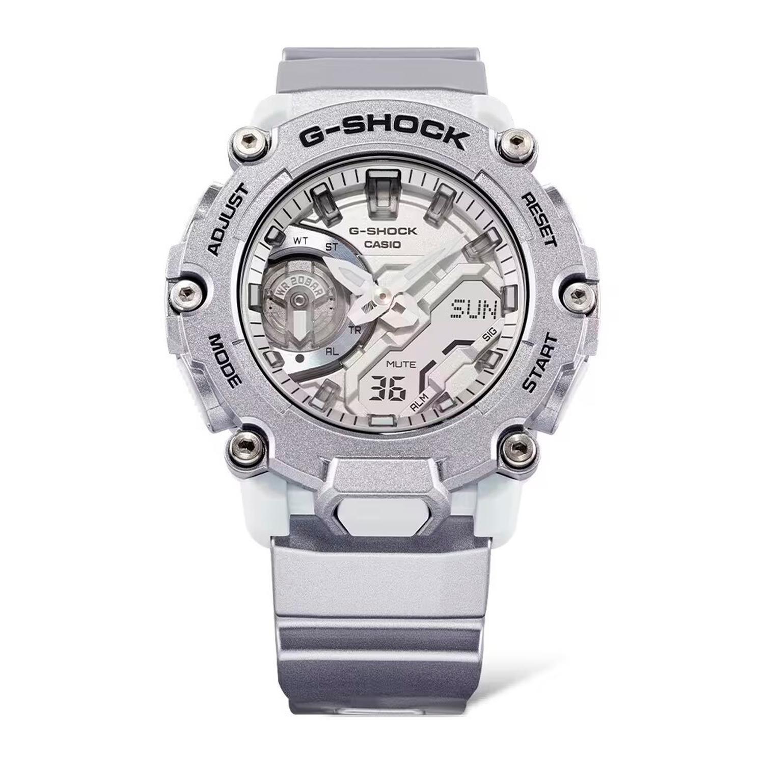Reloj G-SHOCK GA-2200FF-8ADR Carbono/Resina Hombre Plateado-1