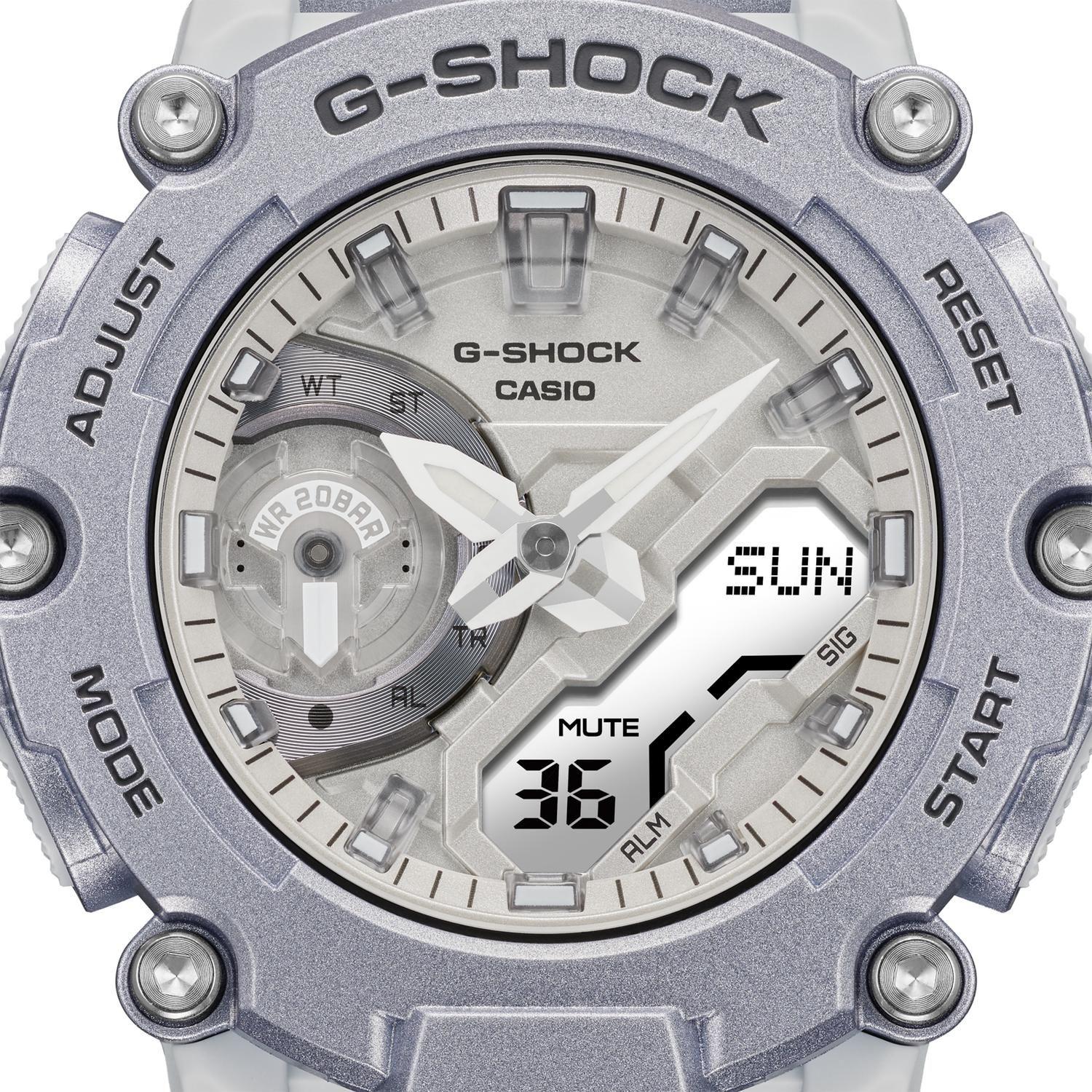 Reloj G-SHOCK GA-2200FF-8ADR Carbono/Resina Hombre Plateado-2