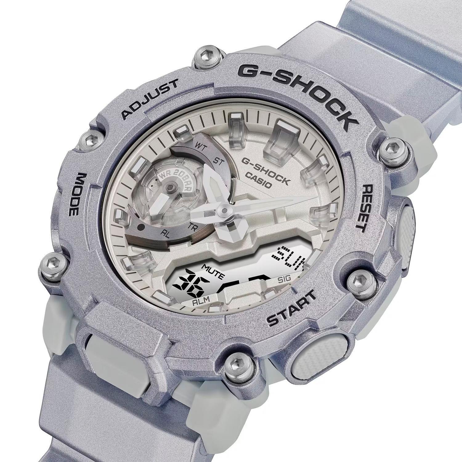 Reloj G-SHOCK GA-2200FF-8ADR Carbono/Resina Hombre Plateado-4