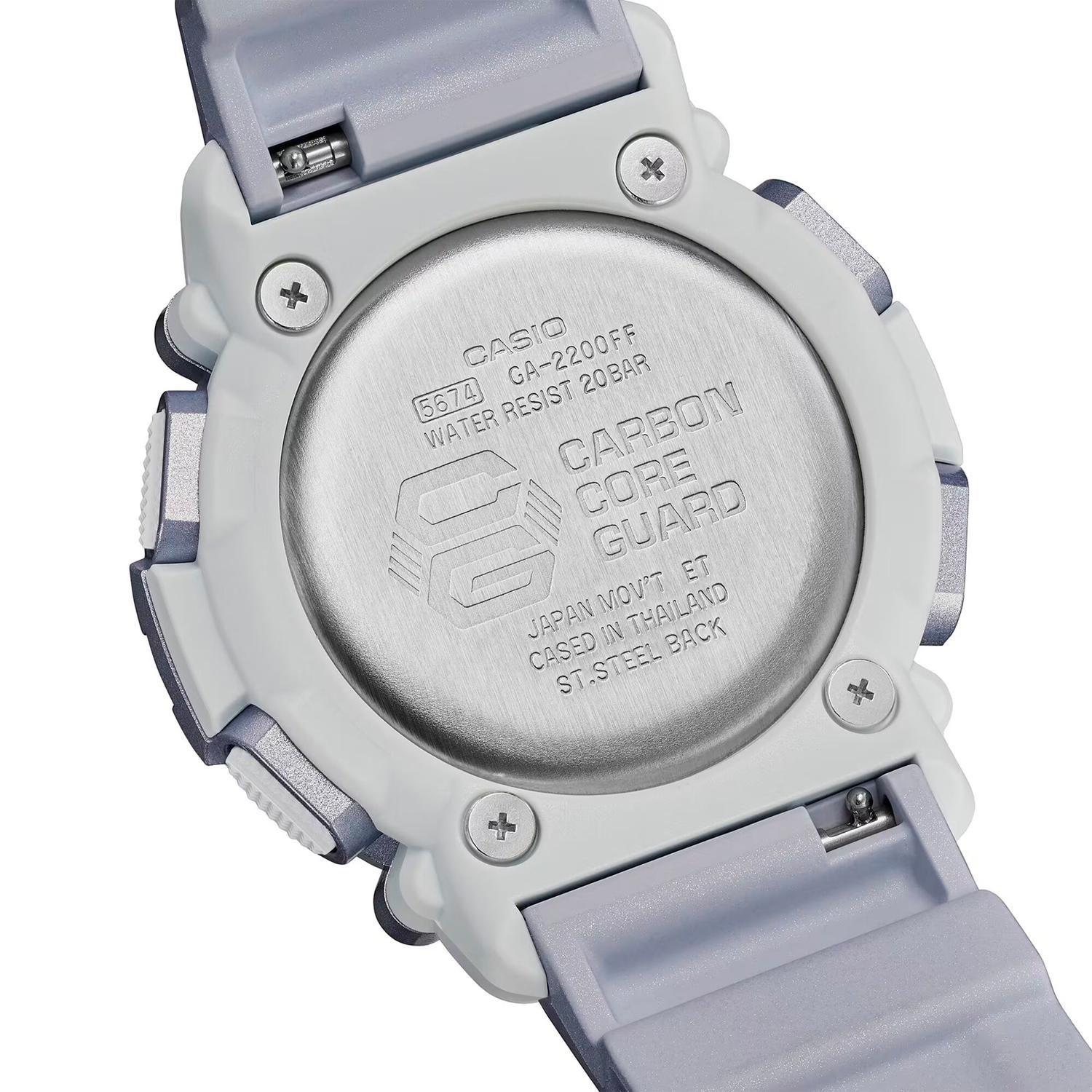 Reloj G-SHOCK GA-2200FF-8ADR Carbono/Resina Hombre Plateado-5