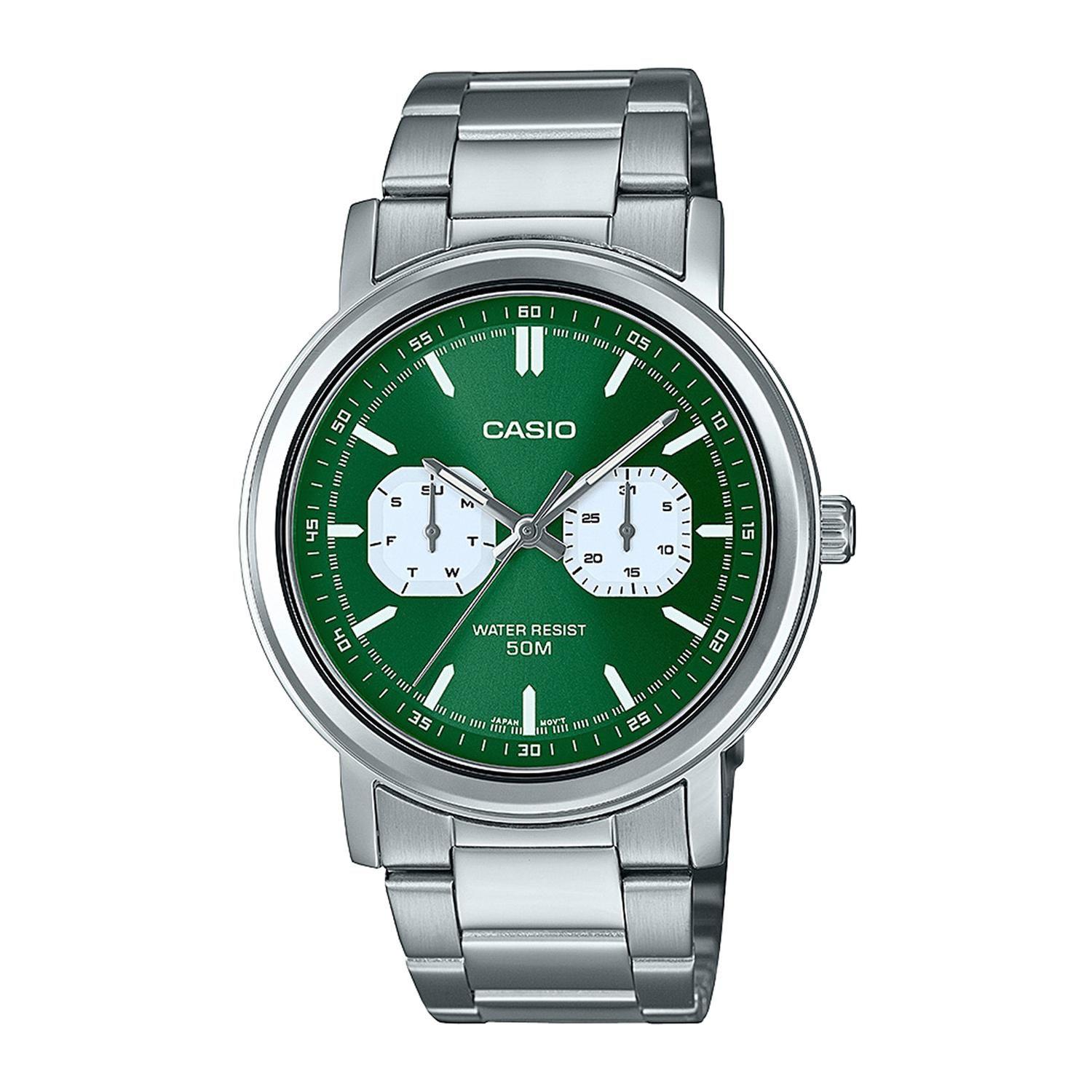 Reloj CASIO MTP-E335D-3EVDF Acero Hombre Plateado-0