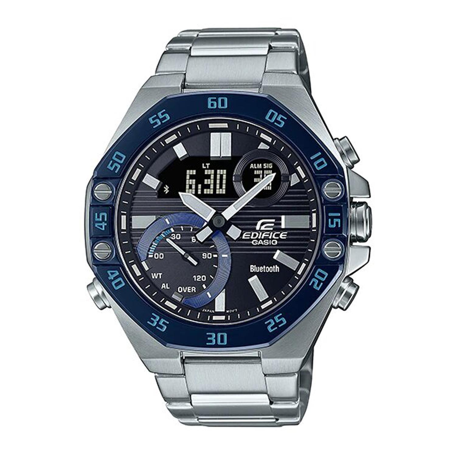 Reloj EDIFICE ECB-10DB-1BDF Acero Hombre Plateado-0