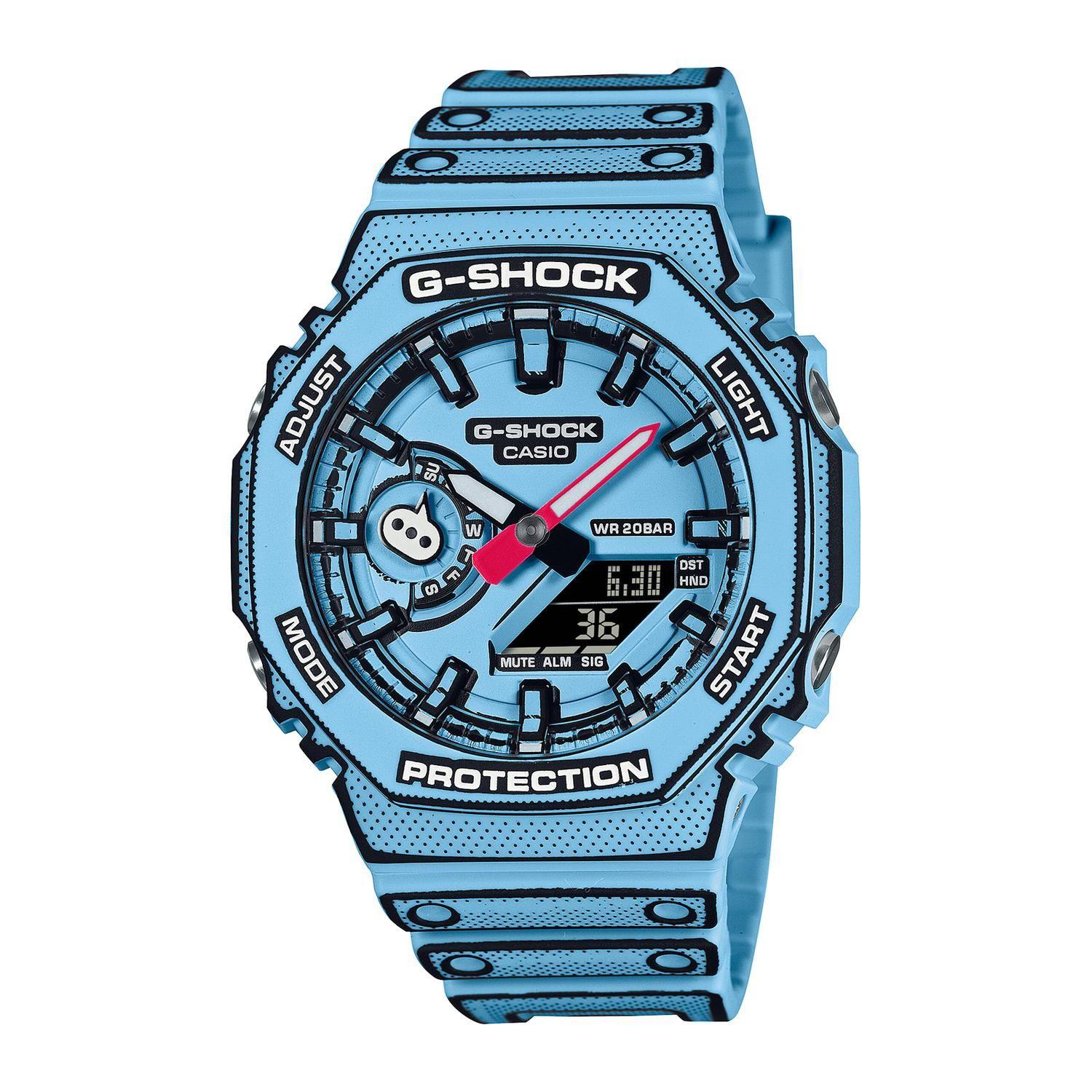 Reloj G-SHOCK GA-2100MNG-2ADR Resina Hombre Azul-0