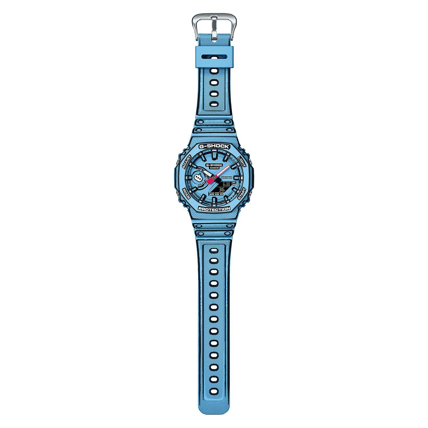 Reloj G-SHOCK GA-2100MNG-2ADR Resina Hombre Azul-1