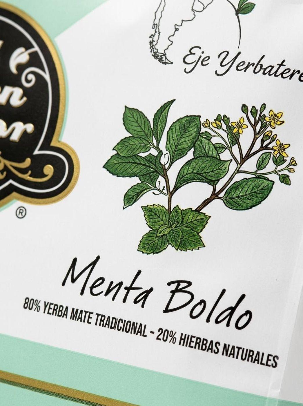 Yerba Mate El Buen Pastor Menta Boldo 500g sin gluten-2
