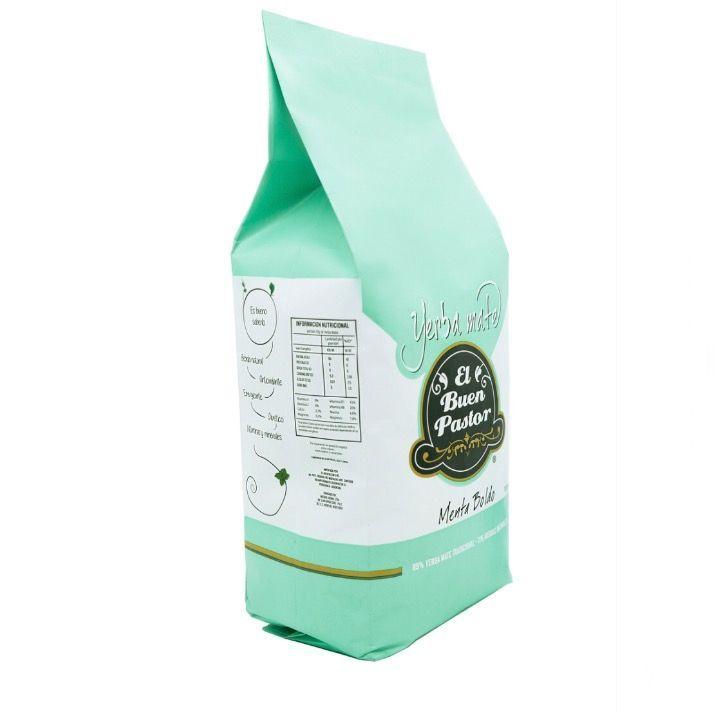 Pack x 5 Yerba Mate El Buen Pastor Menta Boldo 500G Sin gluten-2