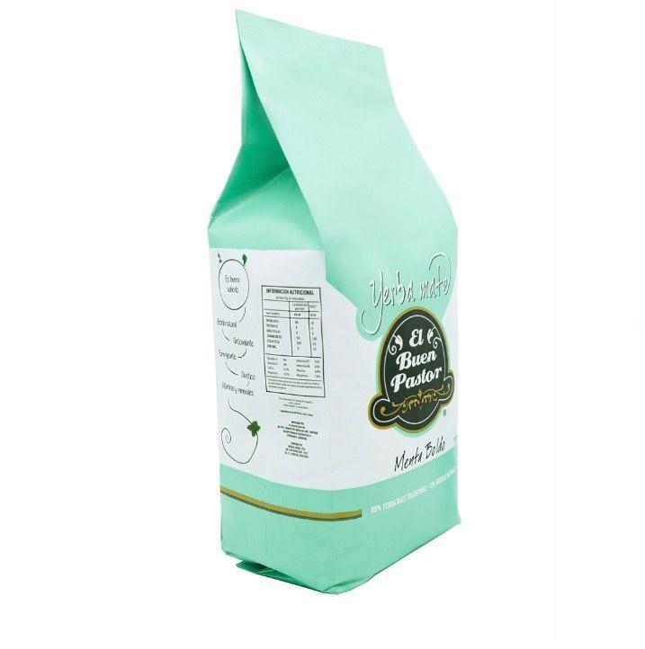 Pack x 5 Yerba Mate El Buen Pastor Menta Boldo 500G Sin gluten-2