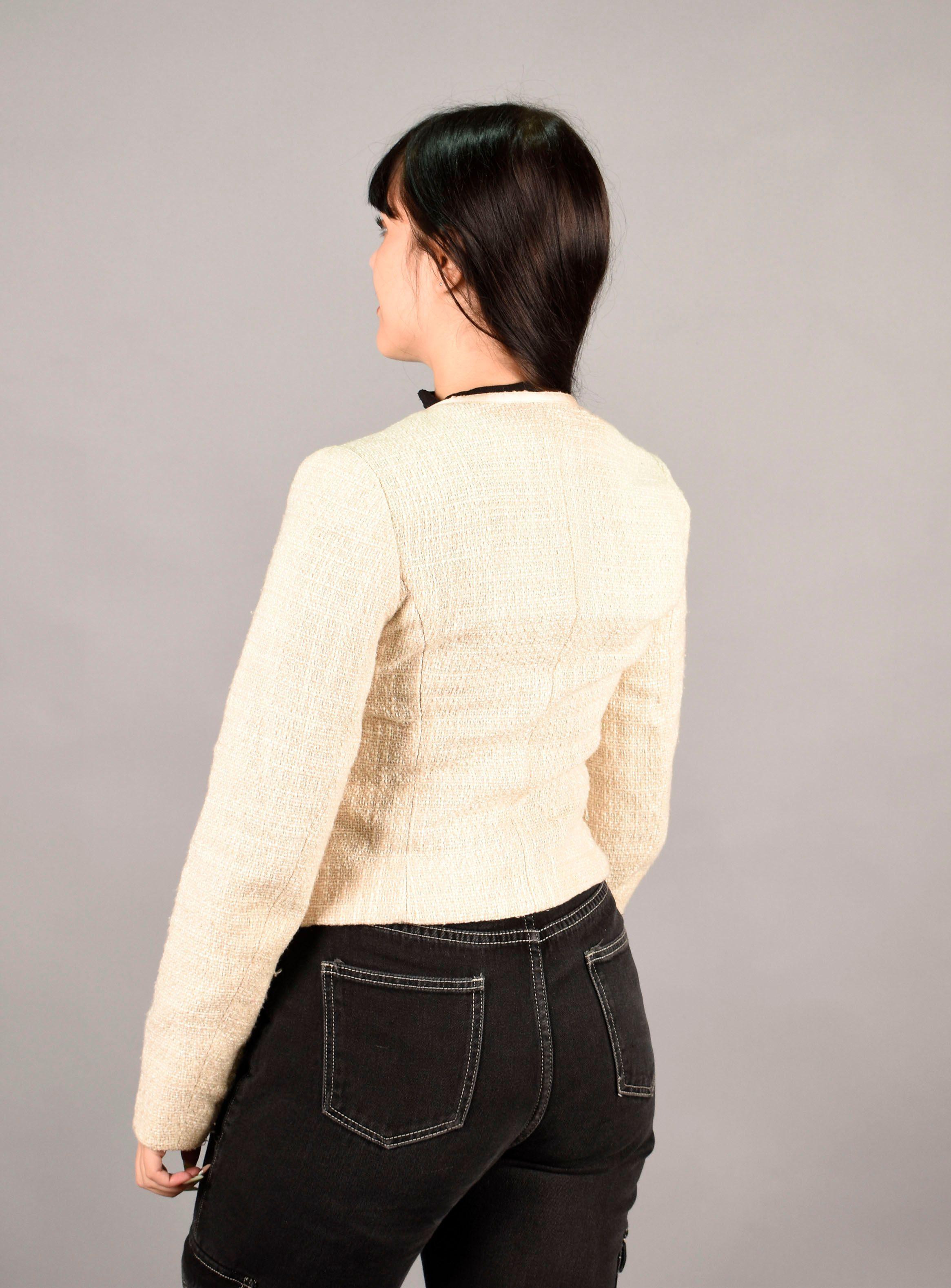 Chaqueta Mujer Poliéster Esprit Beige 38-2