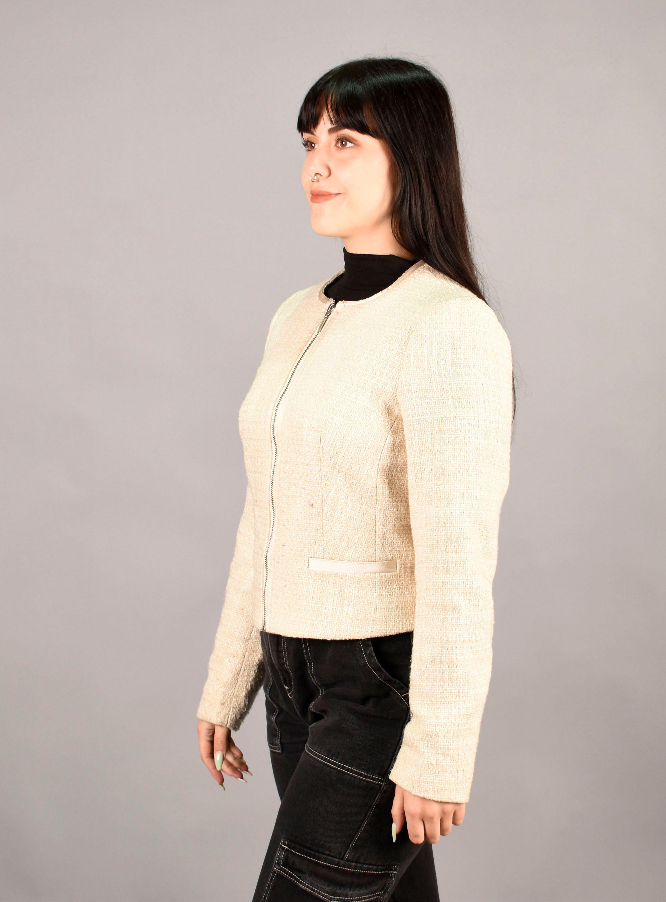 Chaqueta Mujer Poliéster Esprit Beige 38-1