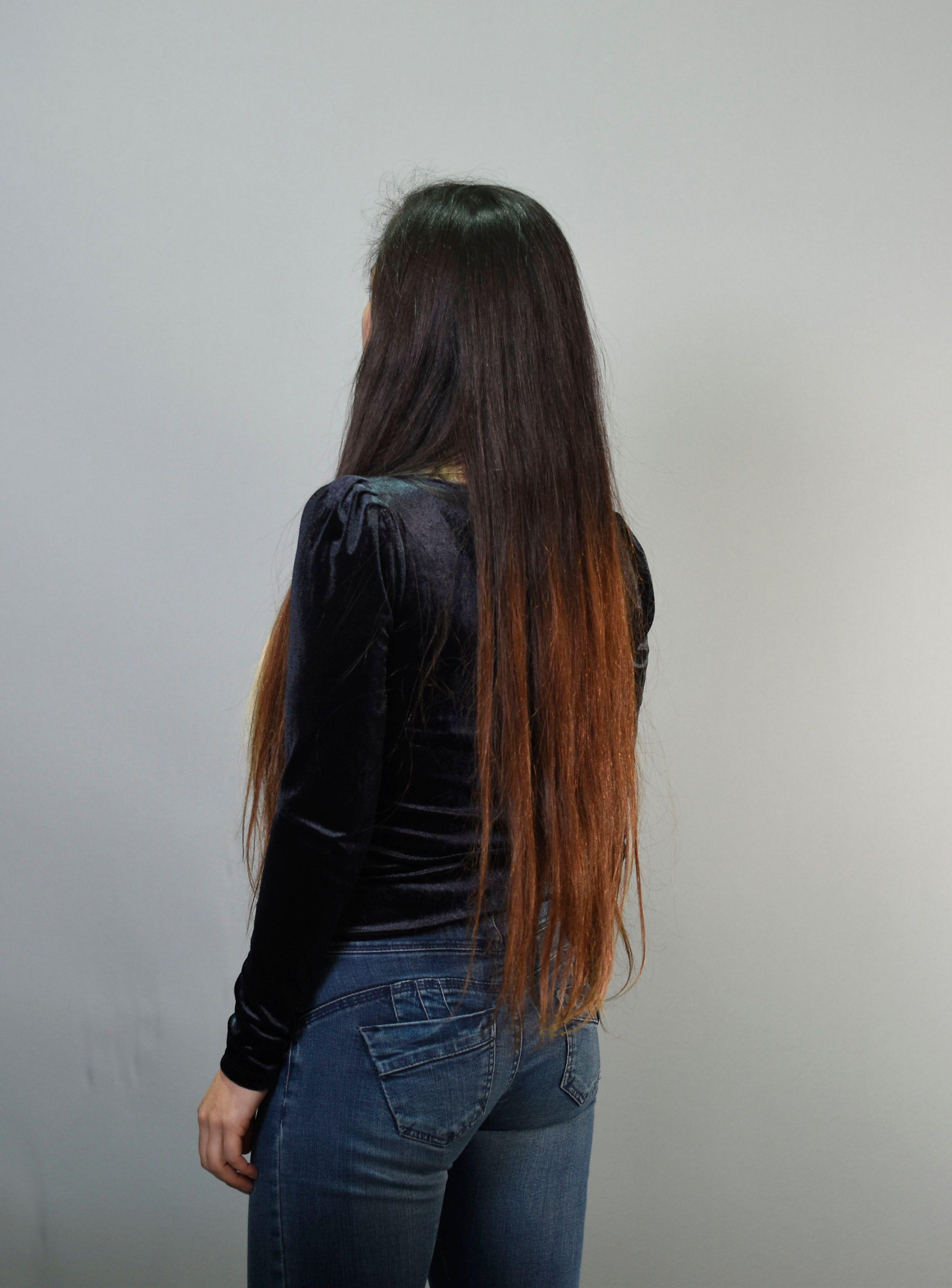 Polera Mujer Manga Larga Aterciopelado Negro XS-2