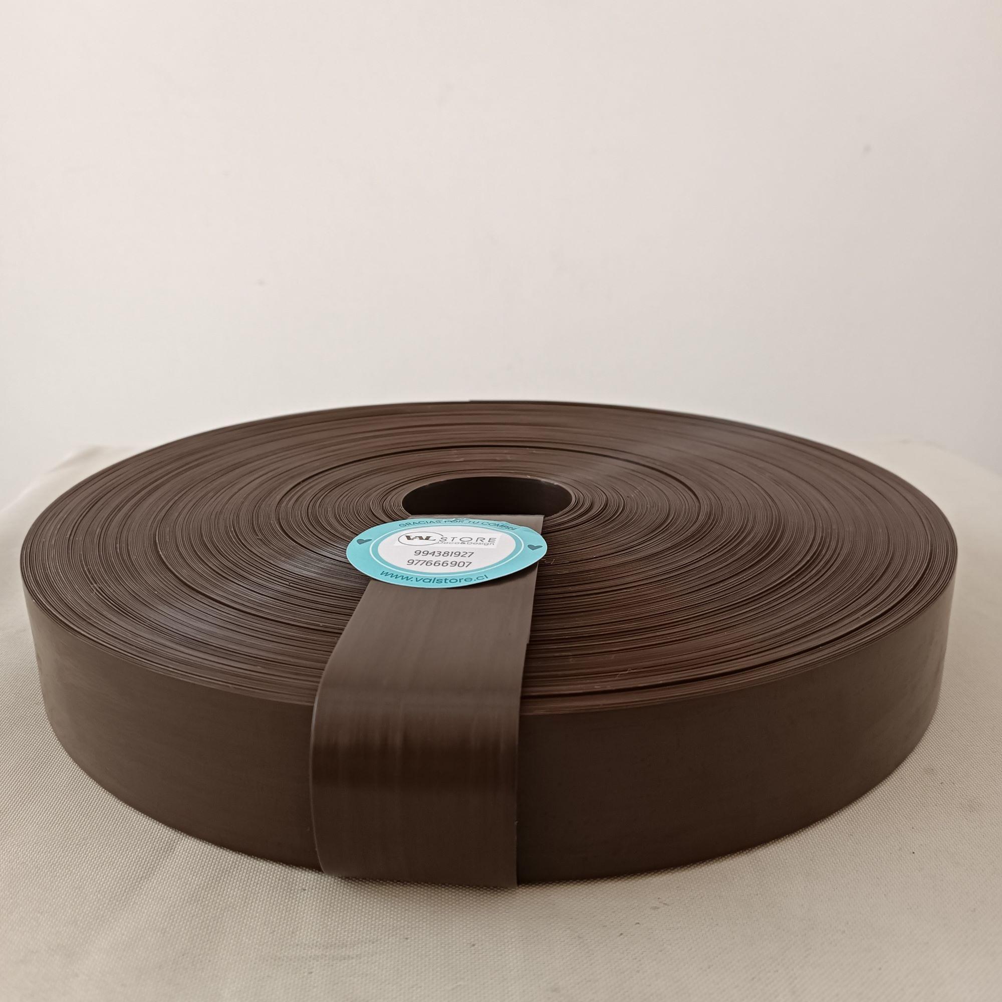 Cinta Plástica Cubre Cercos Café Para 3 M2 Incluye Broches-2