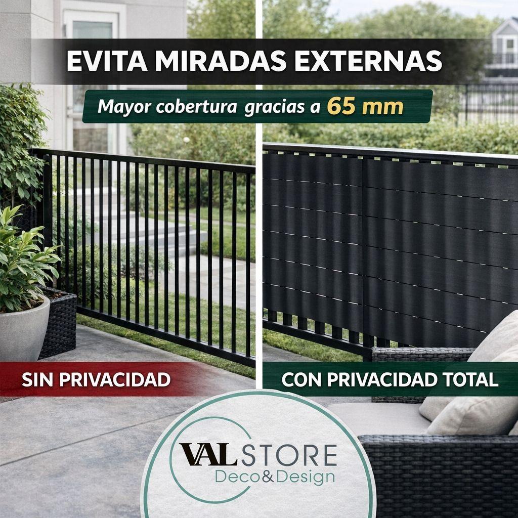 Pack Cinta Cubre Cercos Negro Valstore Para 9 M2 Incluye Broches Deluxe-5