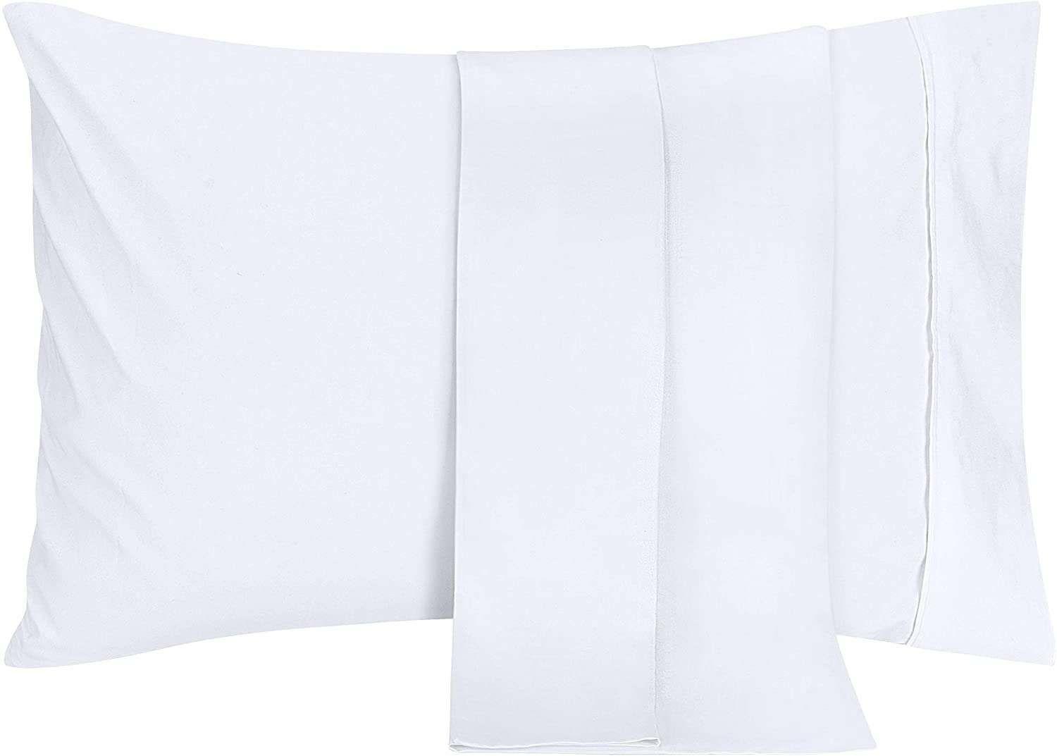 PACK DE FUNDAS DE ALMOHADAS BLANCAS 200 HILOS-1