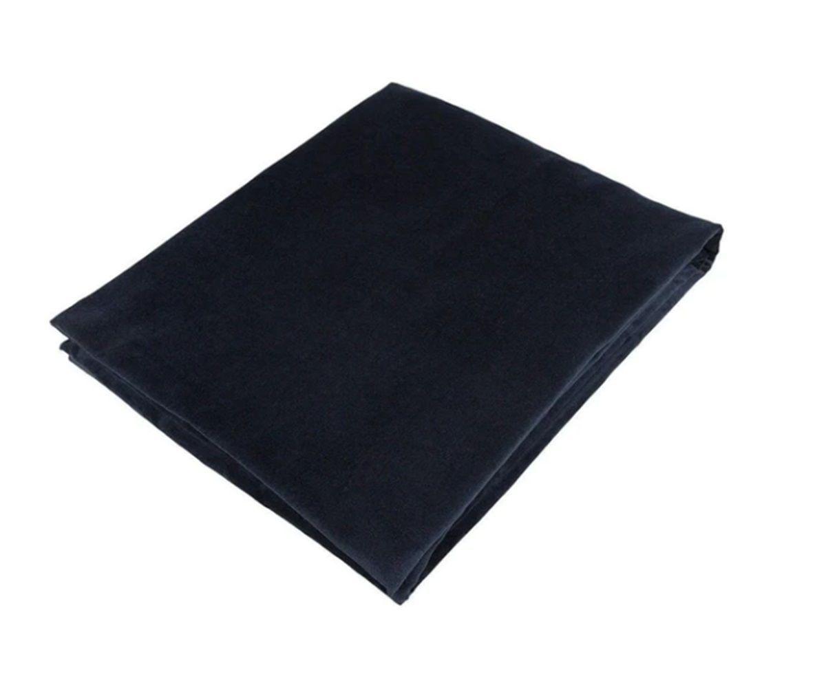 PIECERA GAMUZA NEGRA + COJINES-0