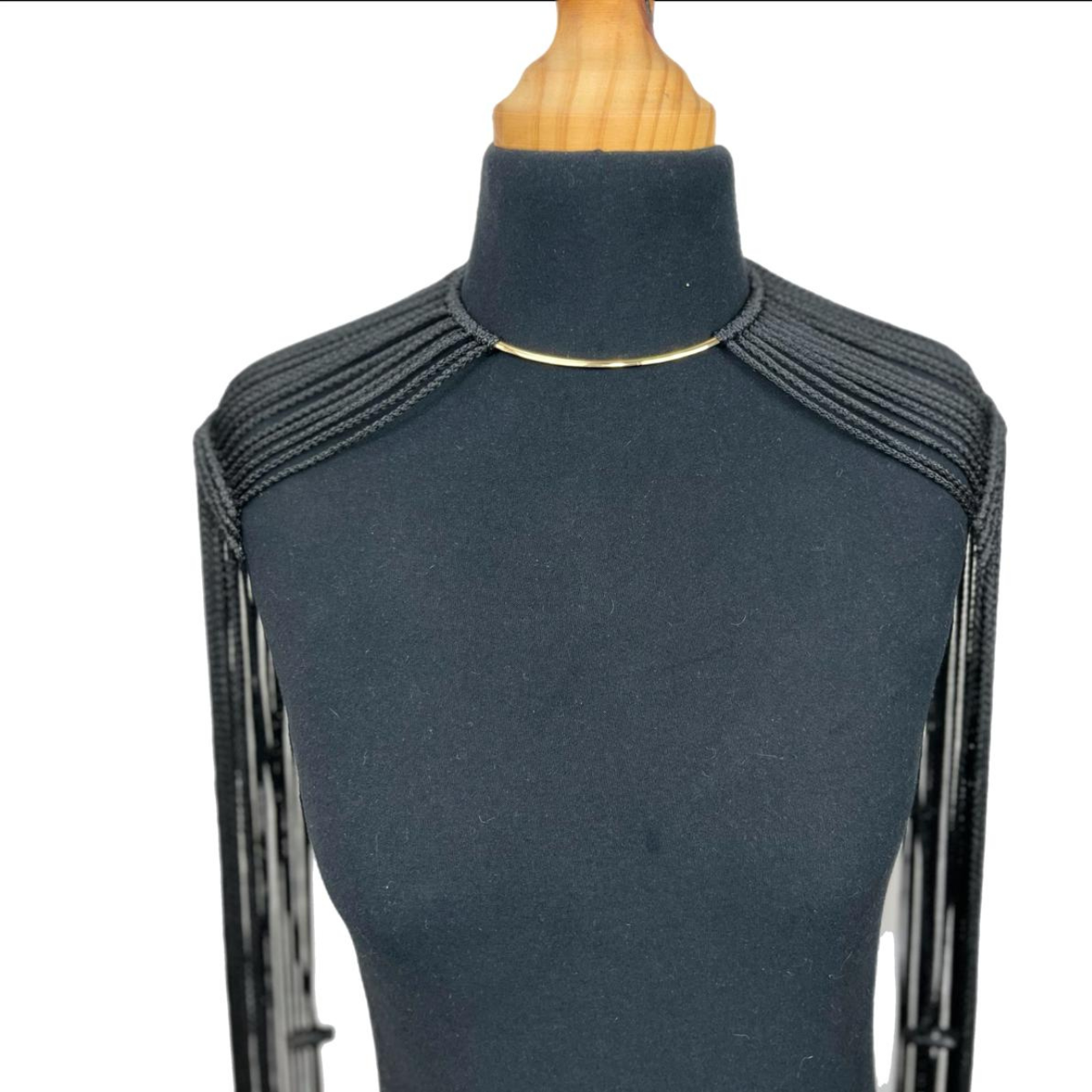 Conjunto 2 Piezas Macrame Top y Hombreras-4