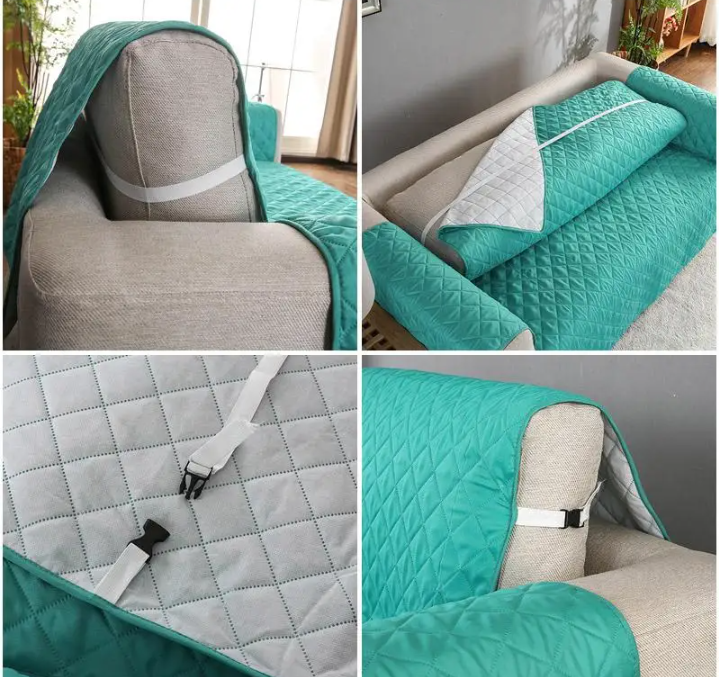 Cubre Sofa de 3 cuerpos con ligas Sujetadoras ANTI-DERRAME-3