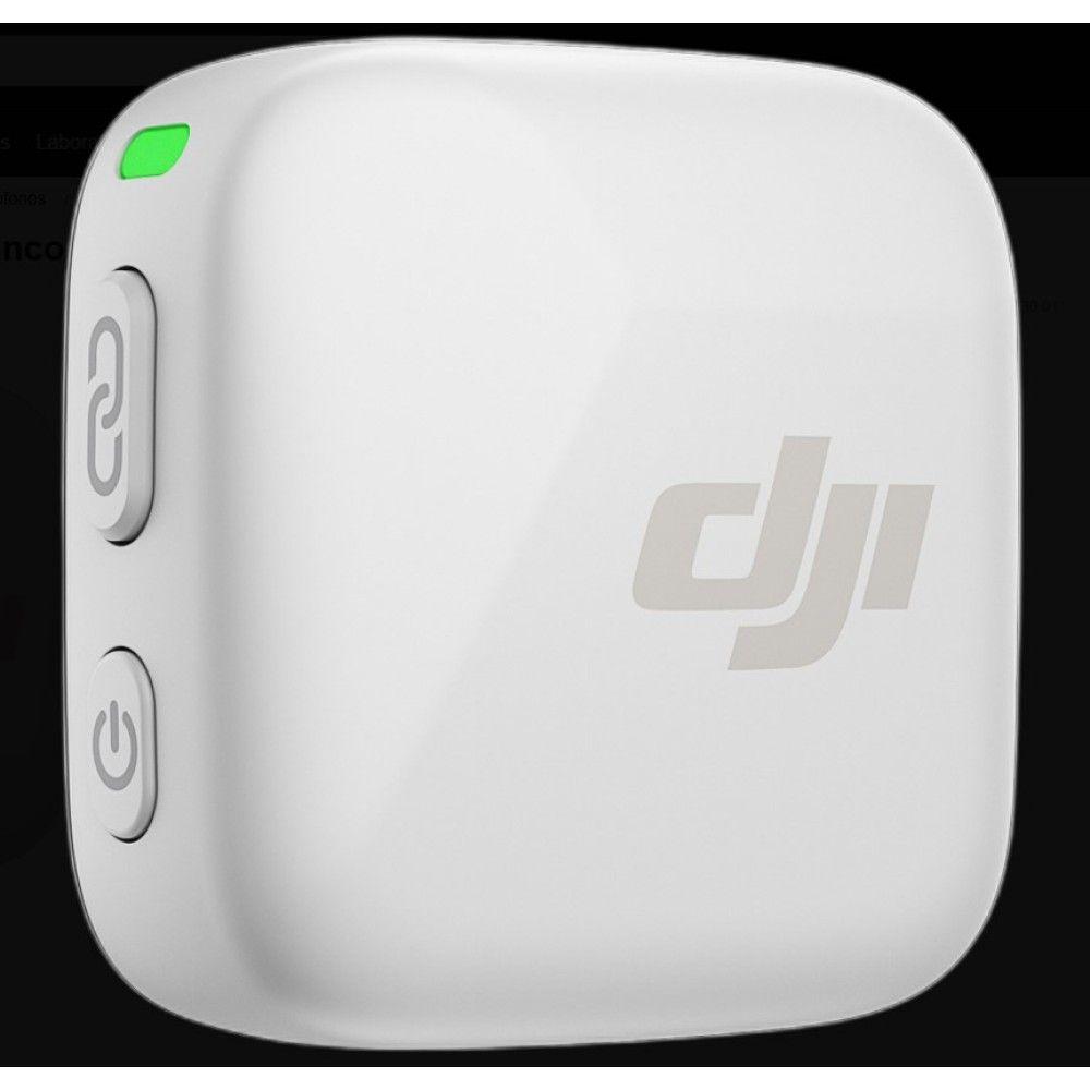 Mini Transmisor Dji Mic Con Clip Para Micrófono Bluetooth, Color Blanco-0