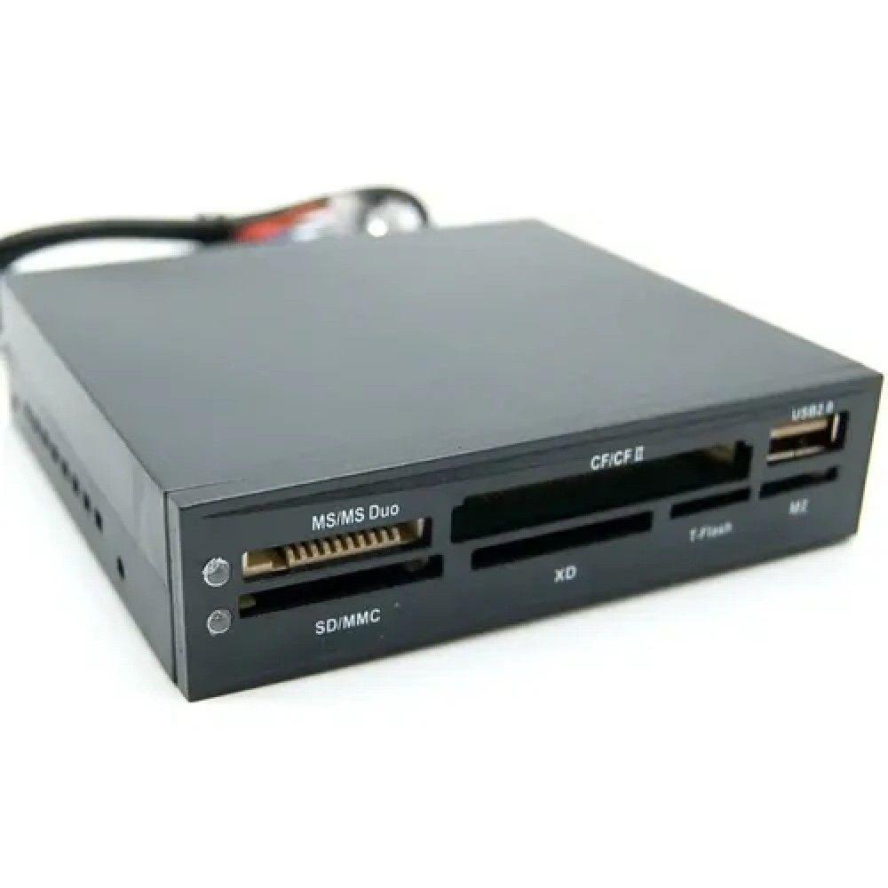 Card Reader Interno Usb 2.0 Ms Cf Card Sd Mmc Xd T-flash M2-3