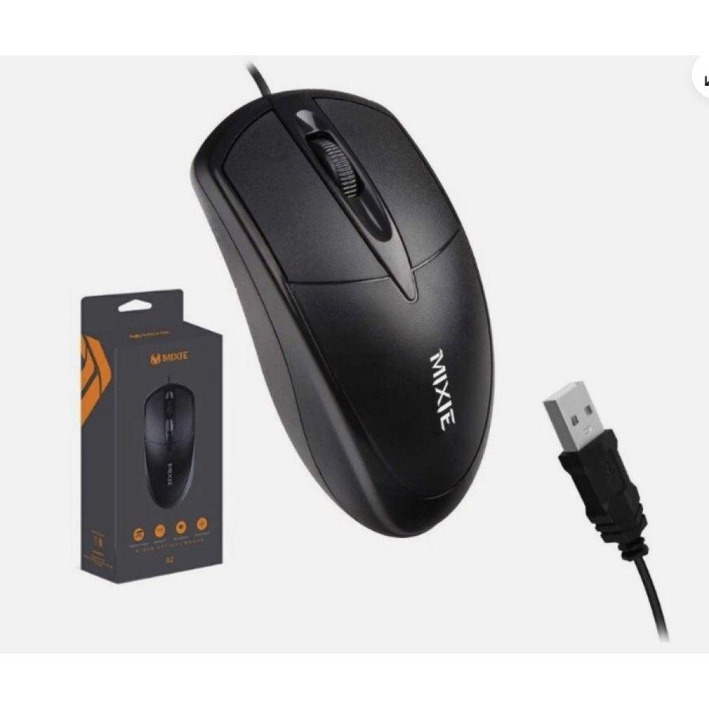 Mouse Óptico Mixie X2 De 1000 Dpi Con Cable, Para Chrome Os Y Windows-0