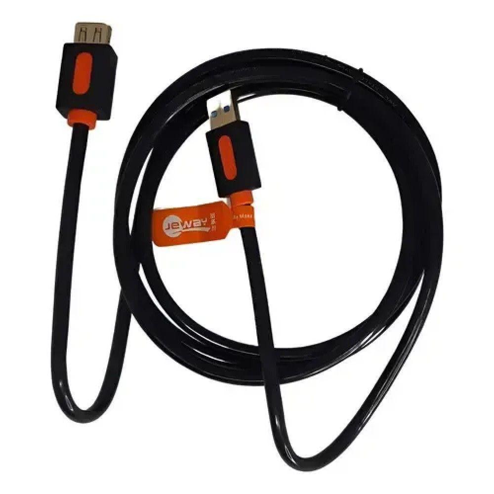 Cable Extensión Usb 3.0 Macho A Hembra Jeway Jca-7401 Gold Plated-2
