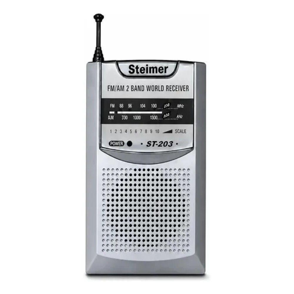 Radio De Emergencia Portátil Steimer St-203 Am/fm Pilas Aaa-1