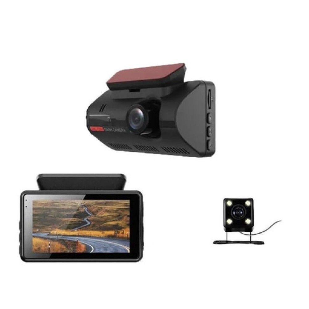 Cámara Auto Dual Full Hd 1080p 3 Ips Visión Noc. Y Sensor G-0