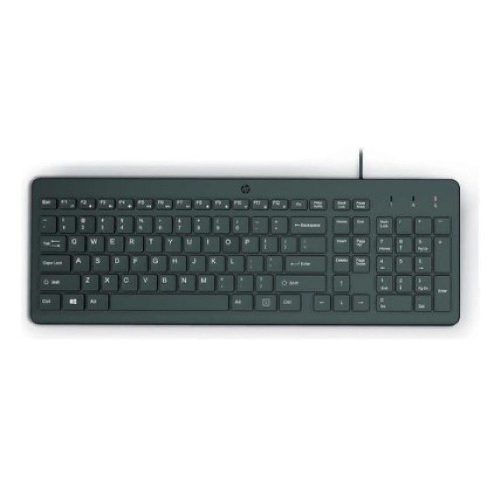 Teclado Alámbrico Hp 150 Negro Español Latinoamérica (Reacondicionado)-0