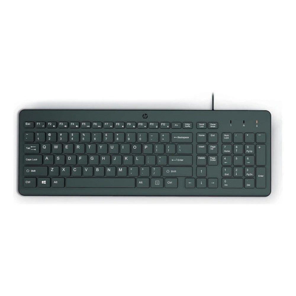 Teclado Alámbrico Hp 150 Negro Español Latinoamérica (Reacondicionado)-1