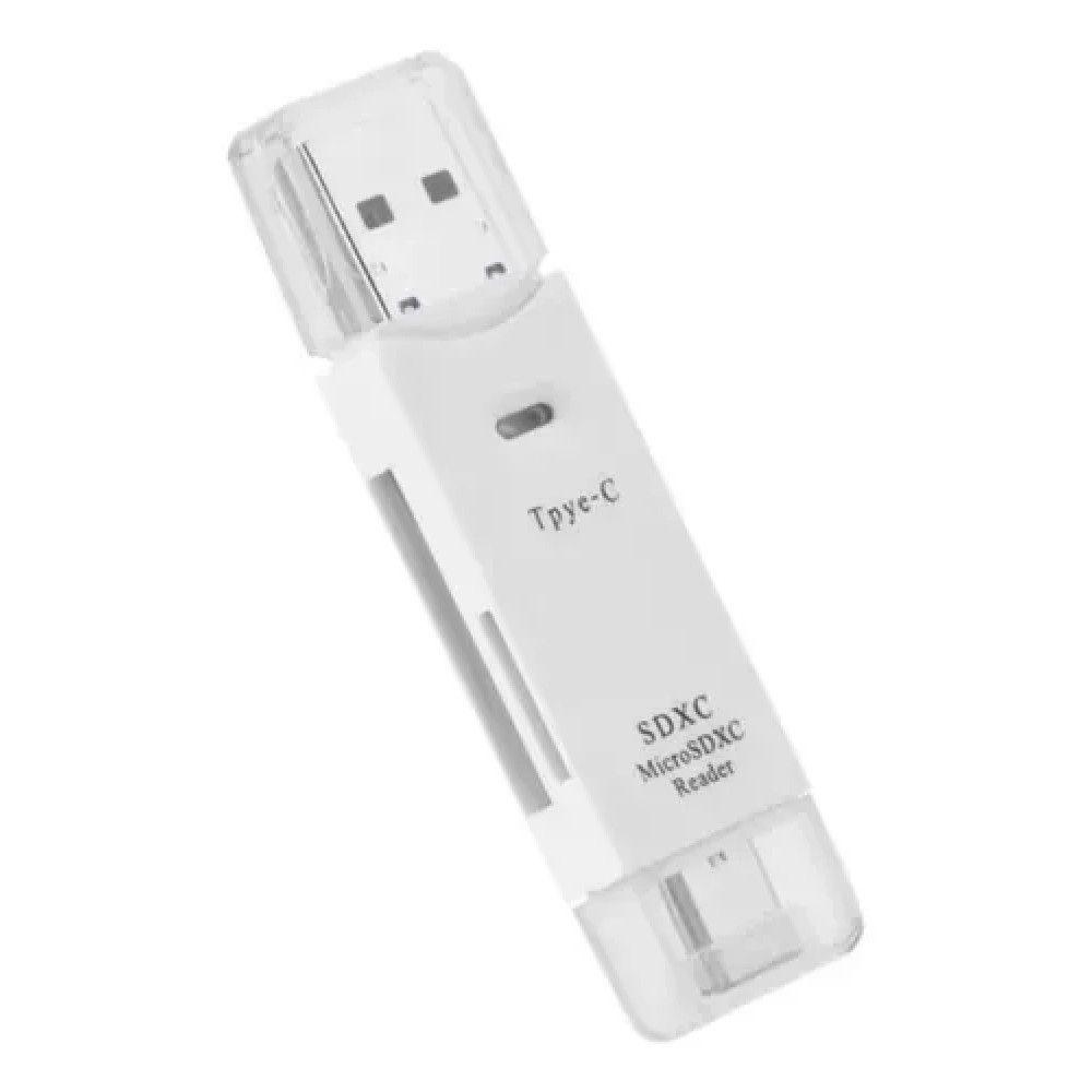 Adaptador 3 En 1 Lector De Tarjetas Sd Y Micro Sd 3.0 Usb +Type-c Otg-1