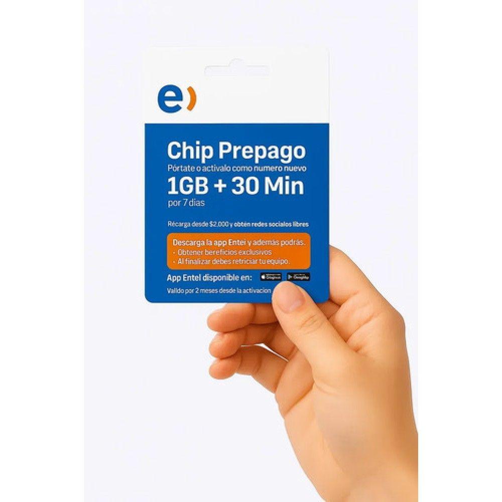 Chip Prepago Entel 1gb + 30 Minutos E Sim-2