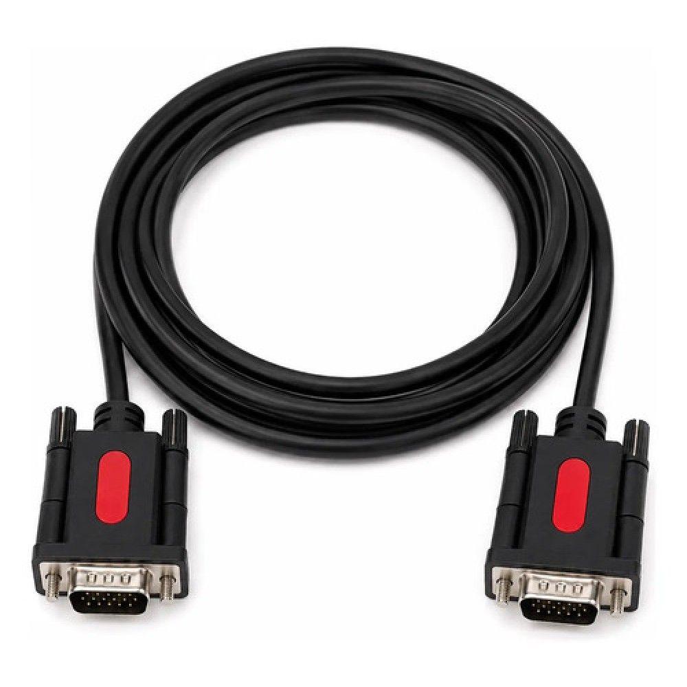 Cable Vga 2 Metros Conectores Gold Monitor Proyector-0