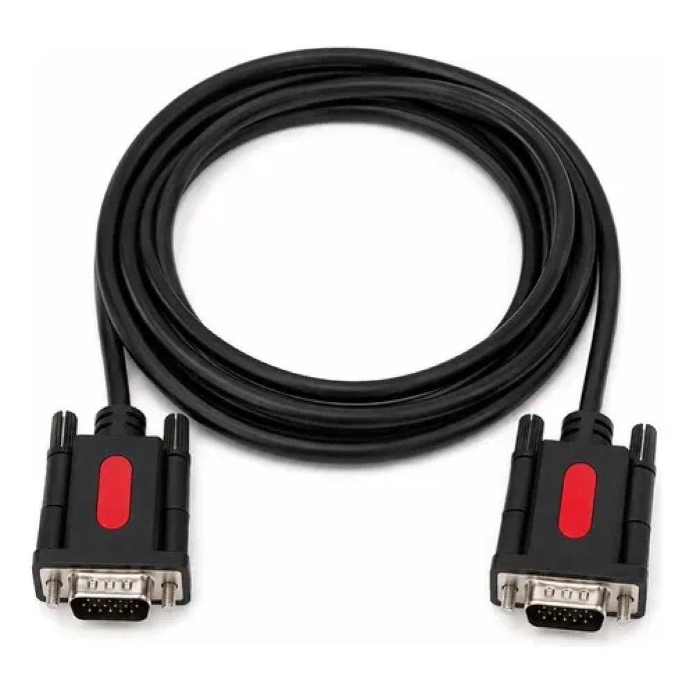 Cable Vga 2 Metros Conectores Gold Monitor Proyector-1