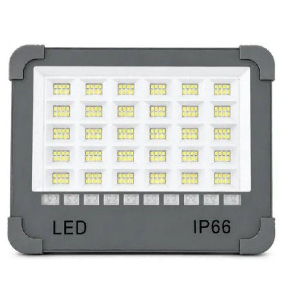 Foco Led Solar Emergencia Led Usb 1500w LP66 5 Modos Gris-0