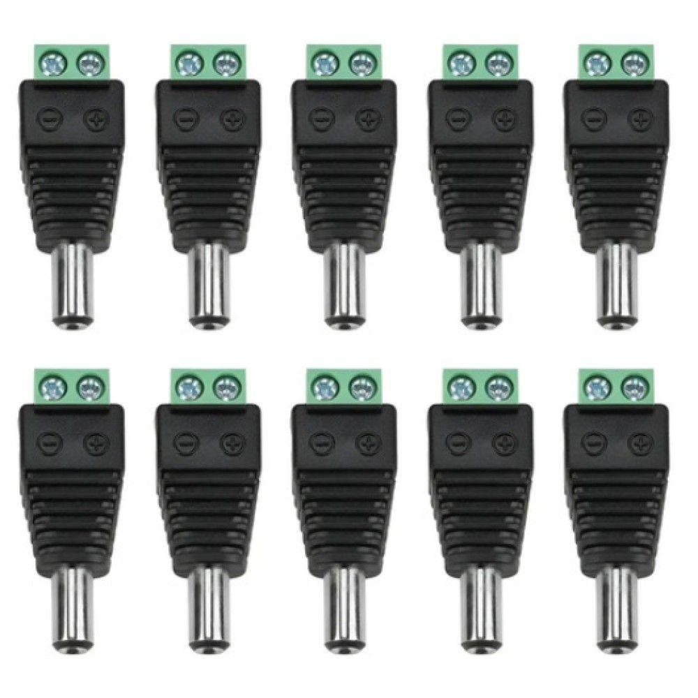 Conector Macho Para Cámara Bolsa 10 Unidades Jack 3.5-0
