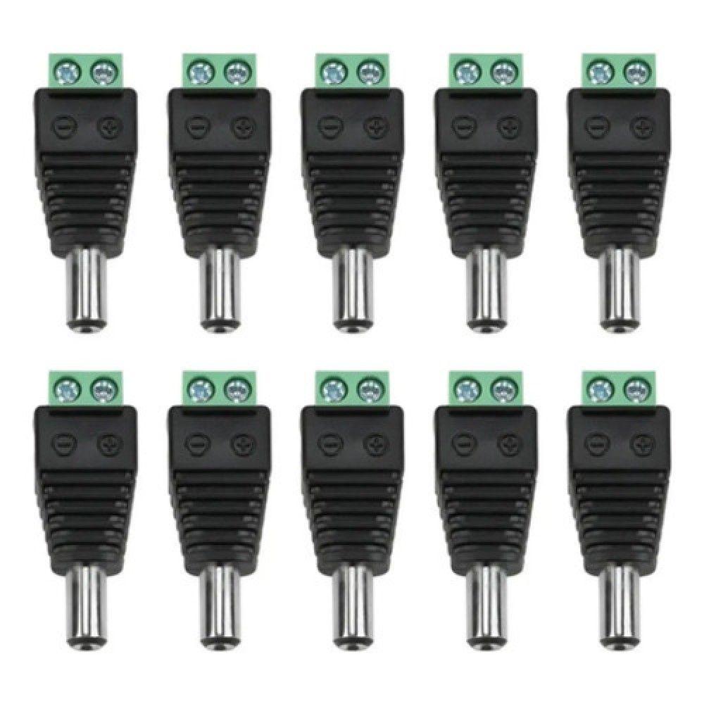 Conector Macho Para Cámara Bolsa 10 Unidades Jack 3.5-1