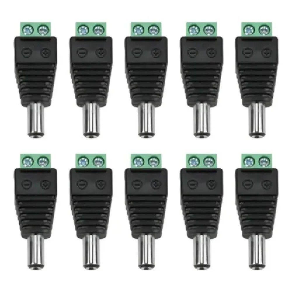 Conector Macho Para Cámara Bolsa 10 Unidades Jack 3.5-2