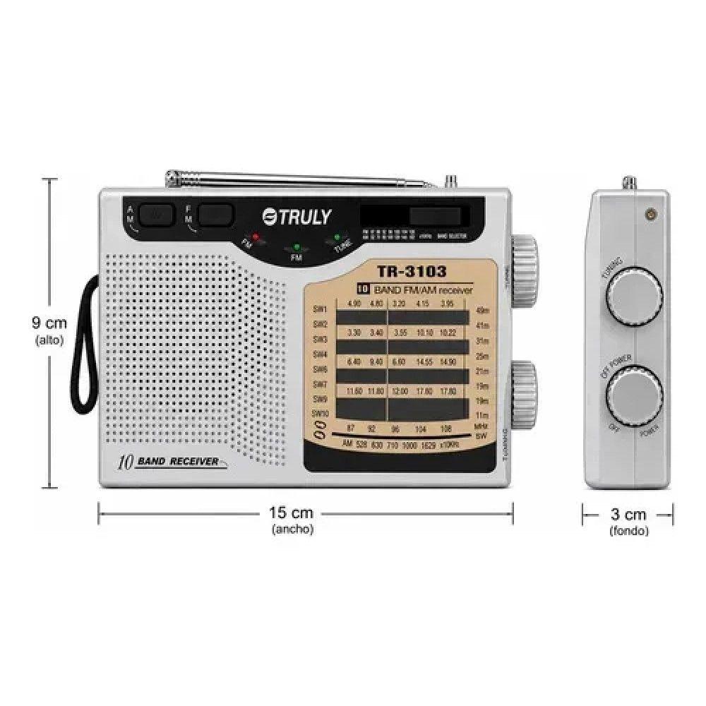 Radio Emergencia Multibanda Truly Tr-3103am/fm/sw 2 A Pilasd-4